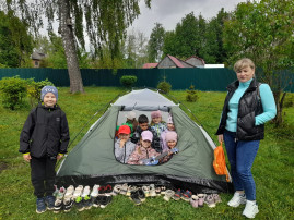 Слёт "туристят-дошколят" Слёт "туристят-дошколят".